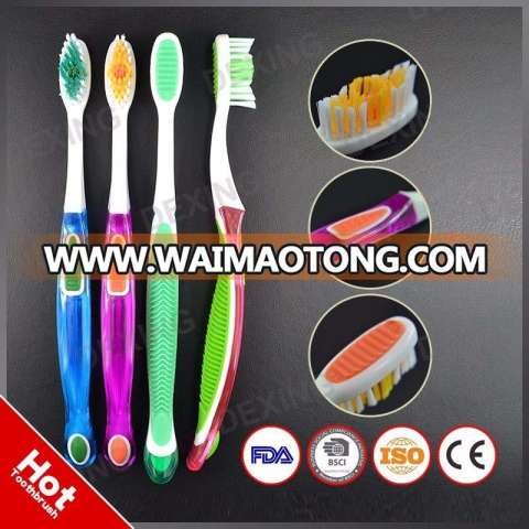 Wholesale FDA Certificated OEM PS Plastic Transparent Toothbrush