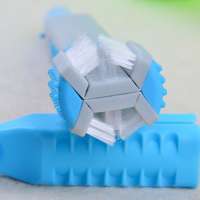 R1956H new fashion 3 heads dog tooth brush